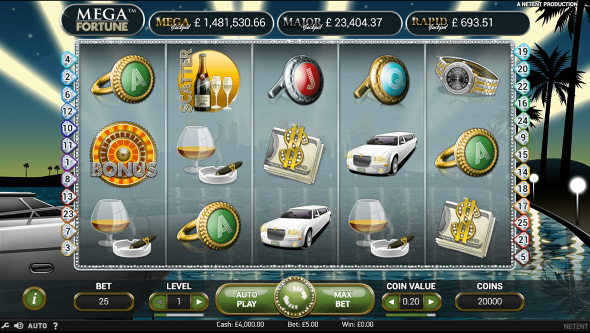 Mega Fortune screenshot game