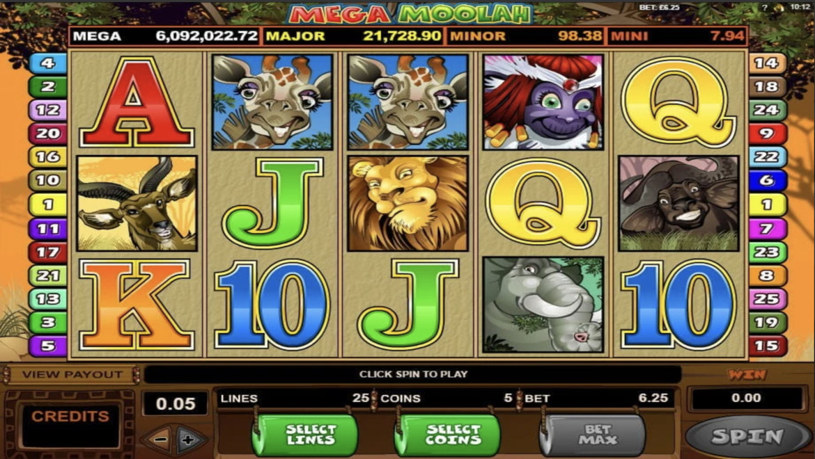Mega Moolah screenshot game
