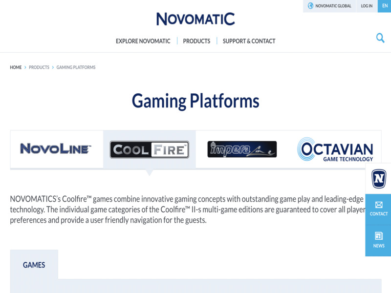 Novomatic Gaming Platform